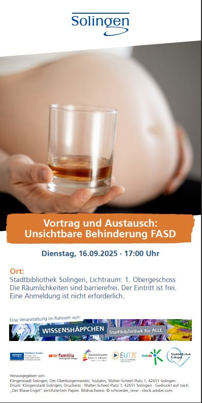 BHS Solingen e. V. | Vortrag: Fetale Alkoholspektrumstörung